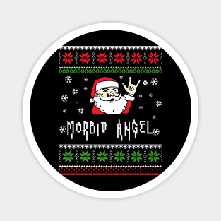 morbid angel santa metal Magnet